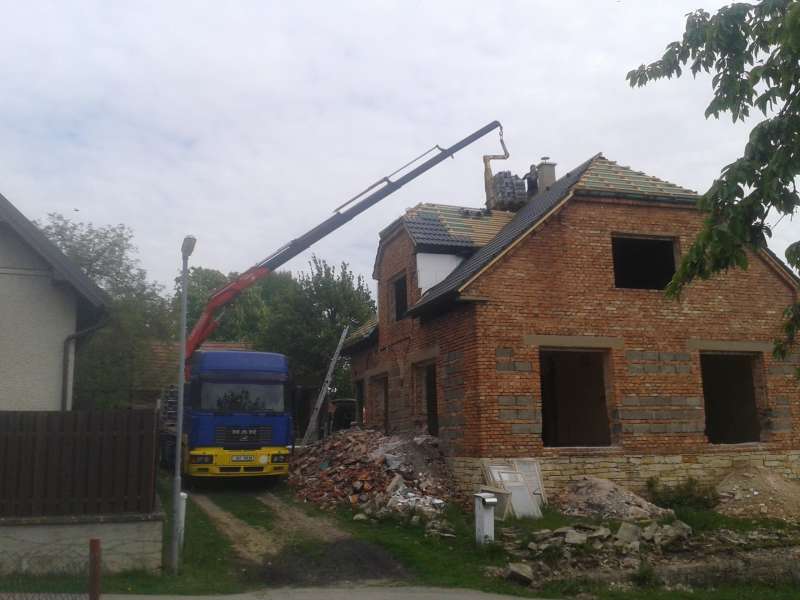 Pokládání střešní krytiny, Voděrady